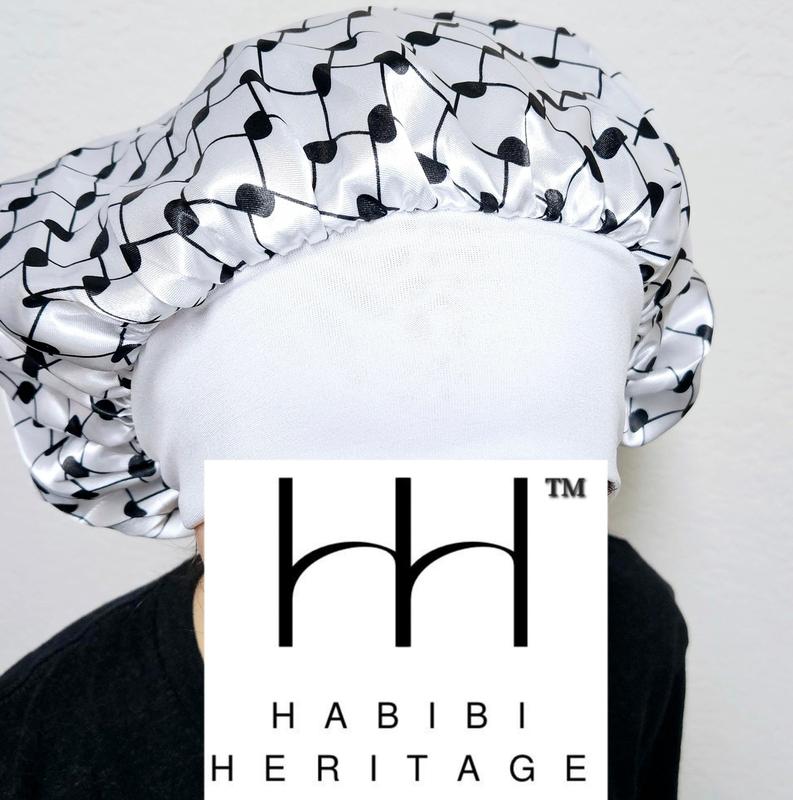 Keffiyeh Hatta Bonnet Hair Cover