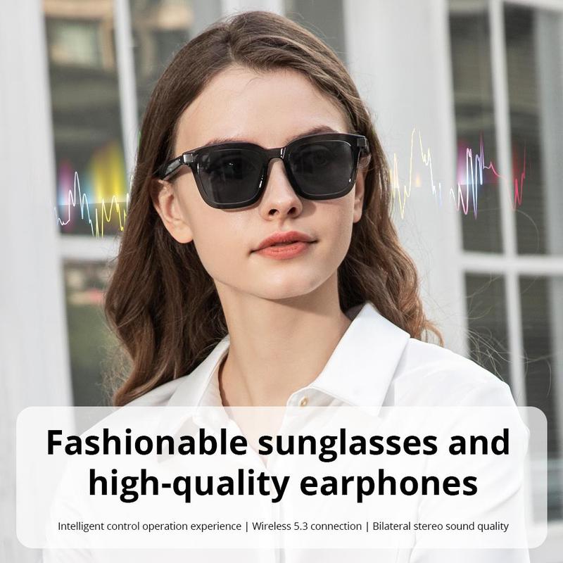 COLMI Smart Glasses, Wireless Headphones Sunglasses, Smart Sports Sunglasses with Microphone, Suitable for Gifts, Travel Essentials