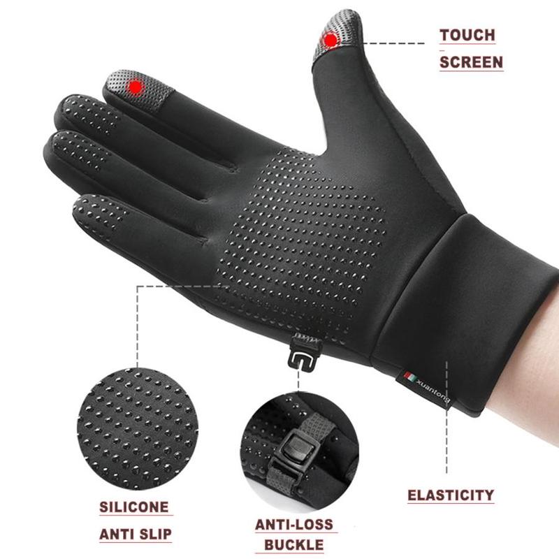 Winter Gloves, Touch Screen Thermal Warm Gloves, Suitable for Running, Cycling, Biking, Hiking, Driving, Walking, Typing, Freezer Work, Sports, Soccer, Shooting, Gaming, Christmas Gift