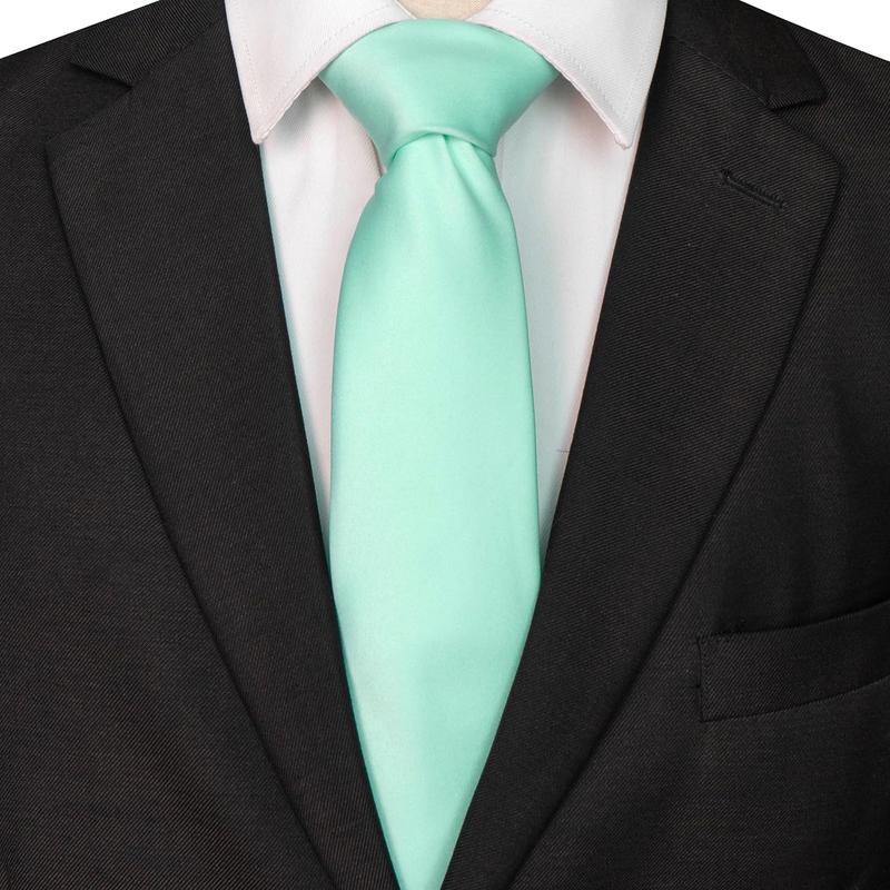 Solid Color Polyester Tie Necktie for Men (8cm)