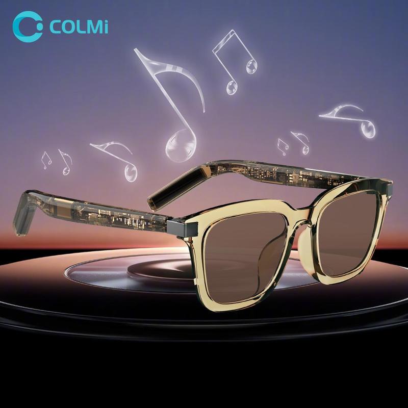 COLMI Smart Glasses, Wireless Headphones Sunglasses, Smart Sports Sunglasses with Microphone, Suitable for Gifts, Travel Essentials