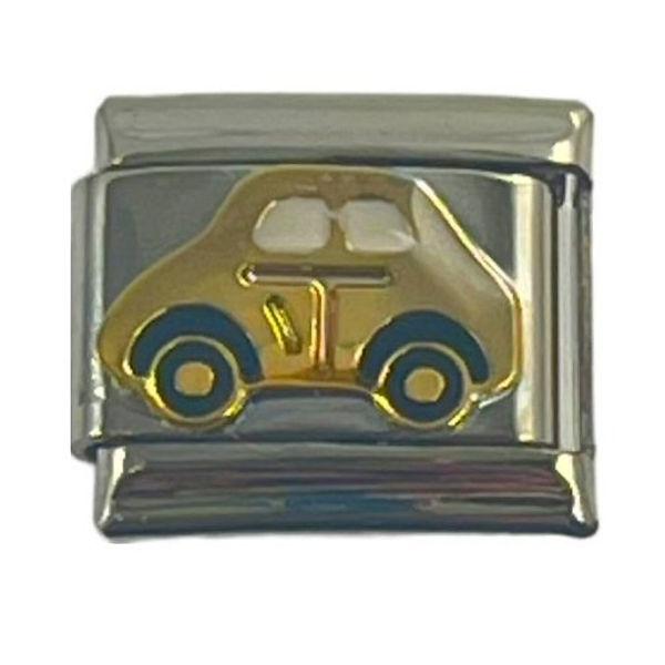 Italian Charm Link Charm Cute Car 9mm  - Unisex