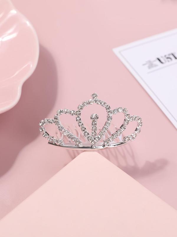 Rhinestone Crown for Wedding, Elegant Bridal Headwear for Wedding Bridal Party Formal Occasions, Fashion Hair Accessories for Women