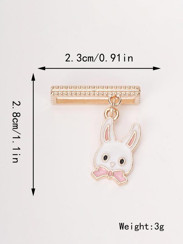 Cute Cartoon Rabbit Design Watch Band Decoration, Fashionable Watch Band Decoration Accessories for Women & Girls, Trendy All-match & Exquisite Watch Accessories