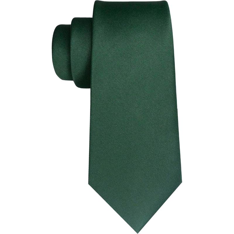 Solid Color Polyester Tie Necktie for Men (8cm)