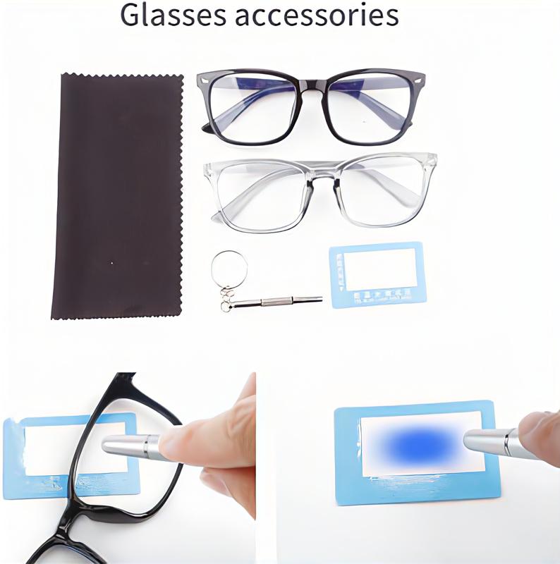 2 Pack，Computer Glasses，Fashion Glasses for Women and man（black+white）