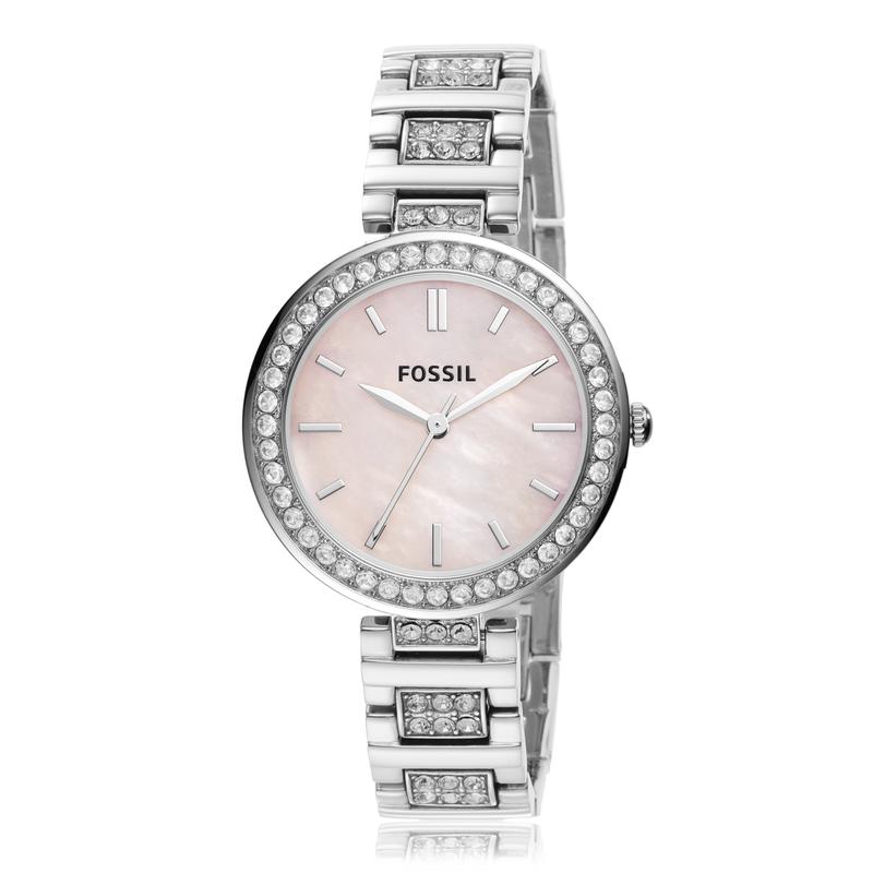 Fossil Women's Karli Three-Hand, Stainless Steel Watch