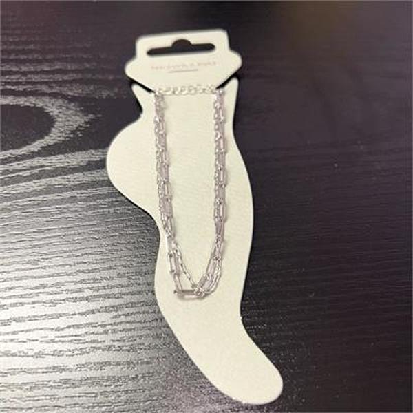 2 Row Chain Anklet through MARKET