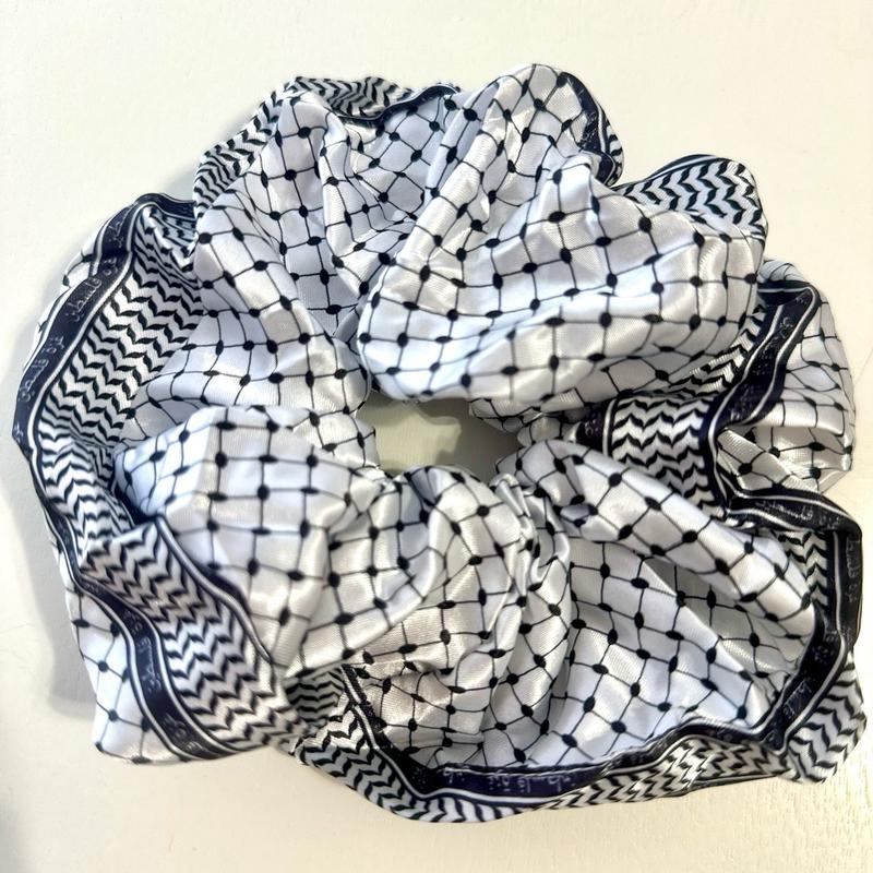 Large keffiyeh scrunchie updated design