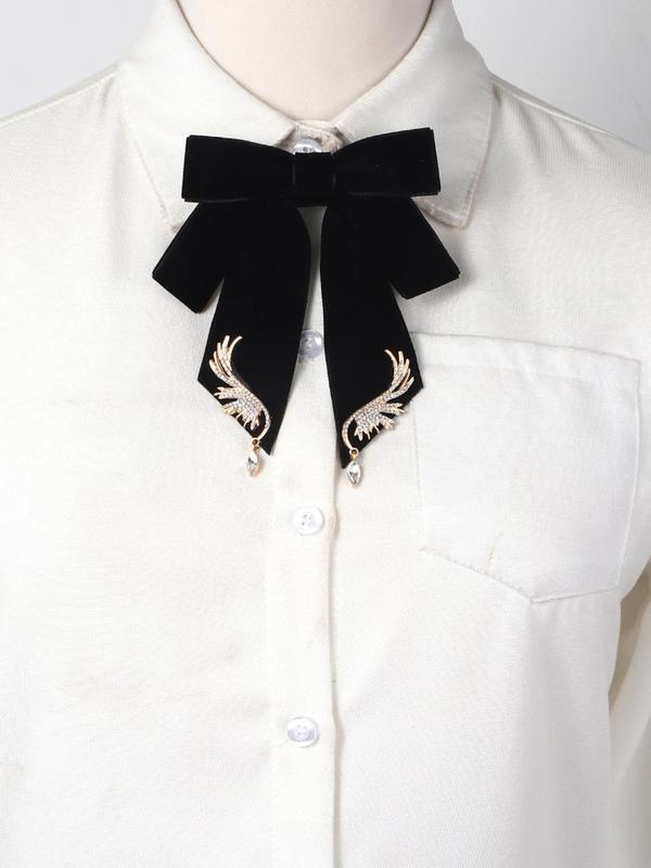 Fashion Bow Tie with Wing Decorative Design