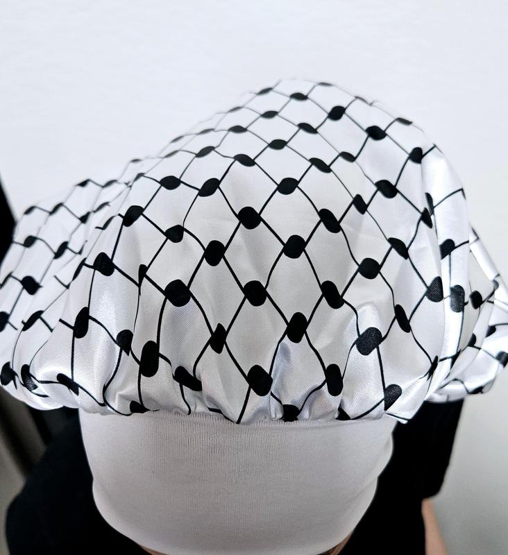 Keffiyeh Hatta Bonnet Hair Cover