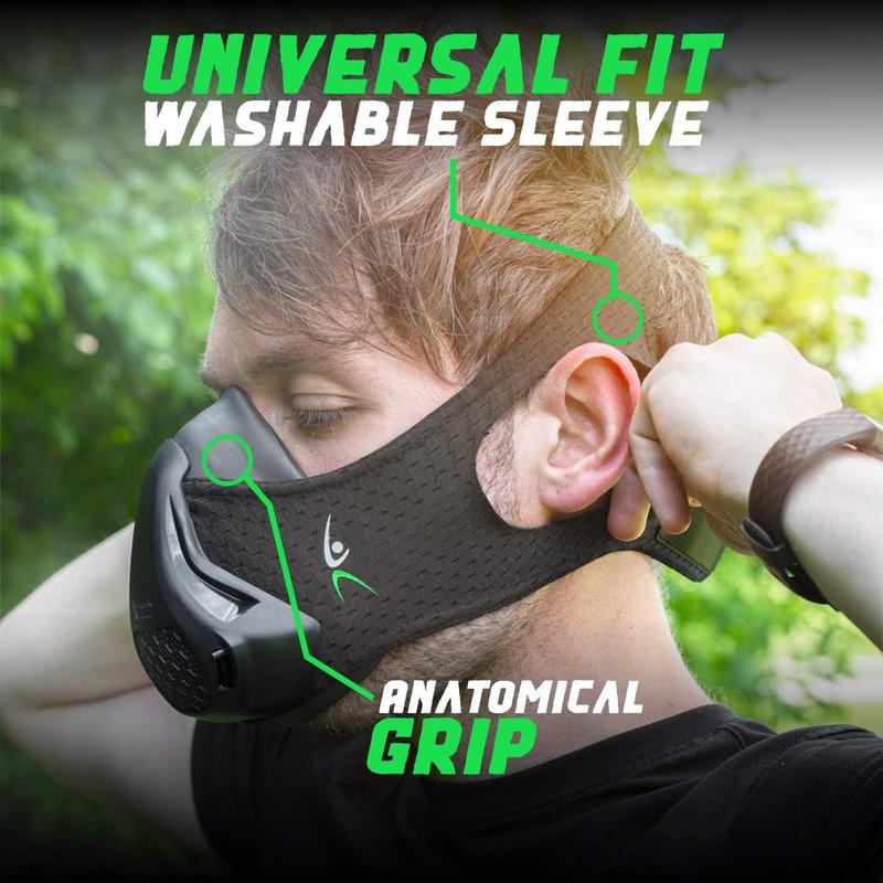 Breathing Workout Mask - Enhance Stamina & Endurance | 24-Level Adjustable Airflow for Optimal Lung Performance | Elevate Cardio & Gym Training for Men & Women