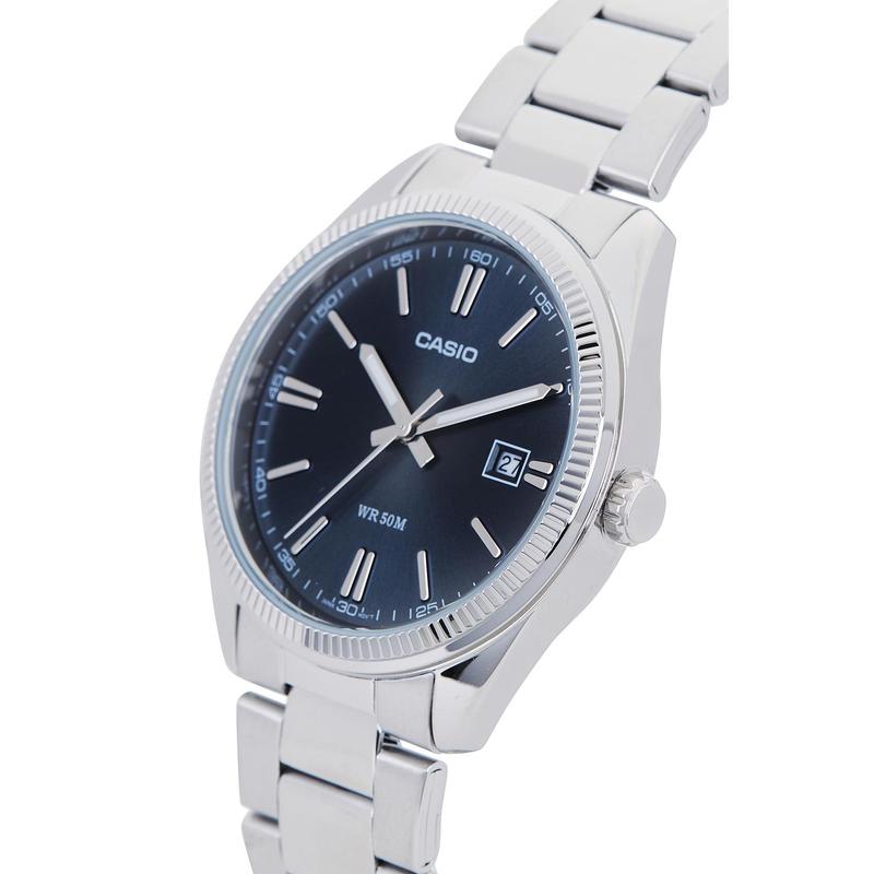 Casio MTP1302 Series Watch in Silver & Black