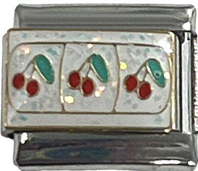 Italian Charm Link Cherries Slot Machine 9mm