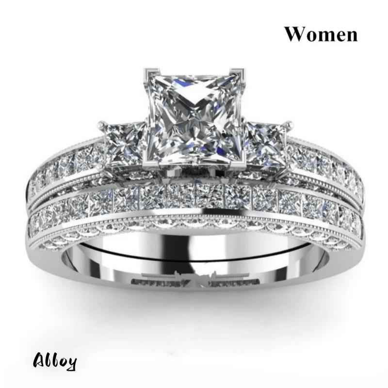 Couple Ring Set Perfect Gift for Wedding, Engagement and Anniversary of Lover