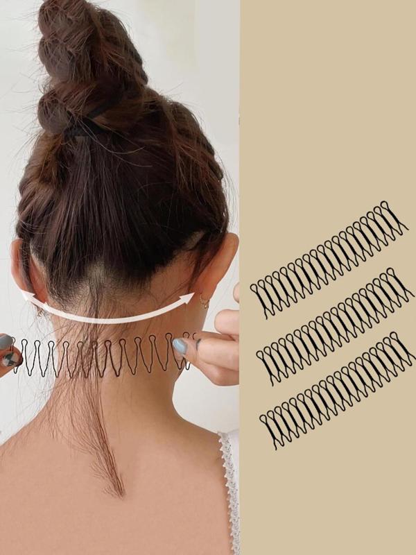 3pcs Simple 20 Teeth Hair Clip, Hair Styling Tool For Women and Men For Daily Life