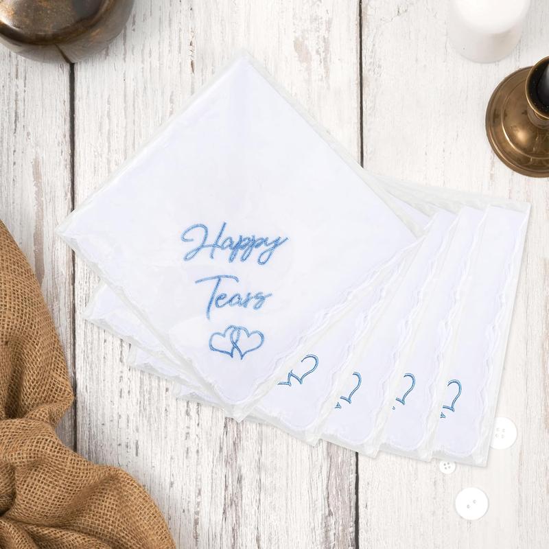 Mother Of The Bride Gifts Something Blue For Bride On Wedding Day Handkerchief