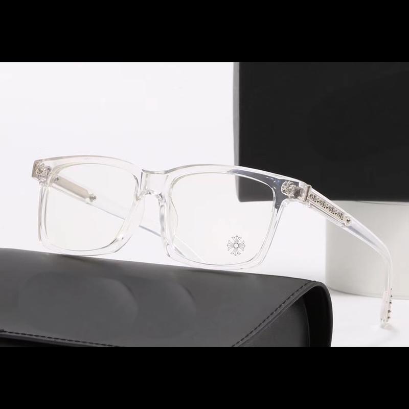 CH Chrome Glasses unisex- Stylish Light Blocking and Anti-Dust Eyewear, Unisex Fashion Accessories Clear Durable