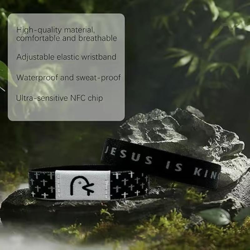 Daily Bible Verse Bracelet, Jesus Bracelet Christian Bracelet Waterproof Stretch Bracelet Forever Bible Verse Bracelet Friendship Fashion yappy bracelet