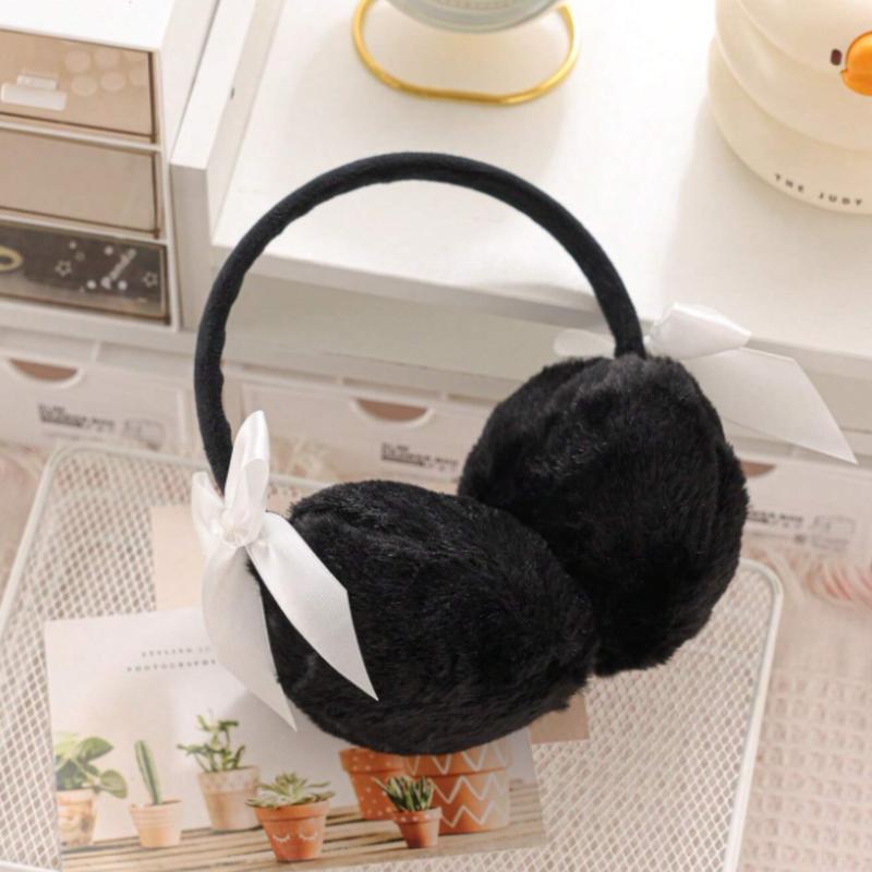 Women Plush Earmuffs Set, Warm Ear Protection For Autumn Winter