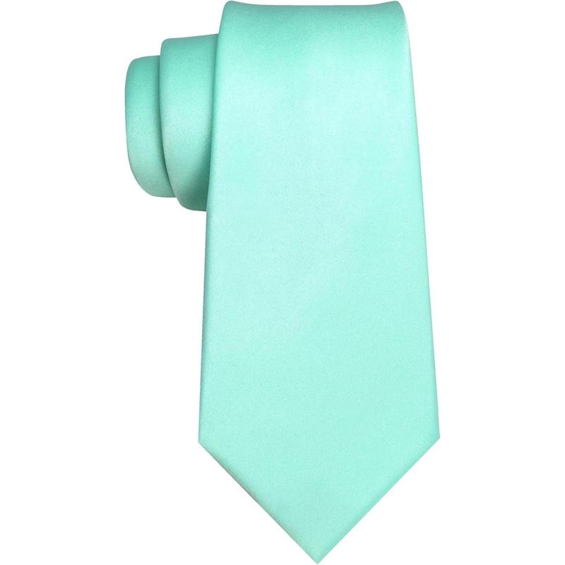 Solid Color Polyester Tie Necktie for Men (8cm)