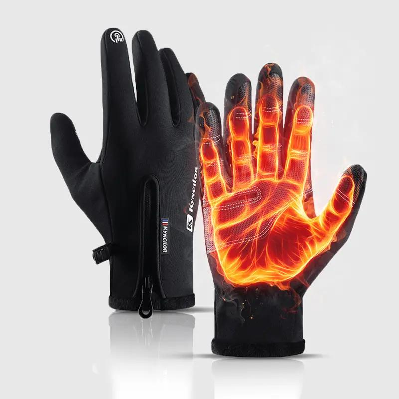 Electric heating gloves, waterproof touch screen warm gloves, for riding skiing out etc., Christmas gift