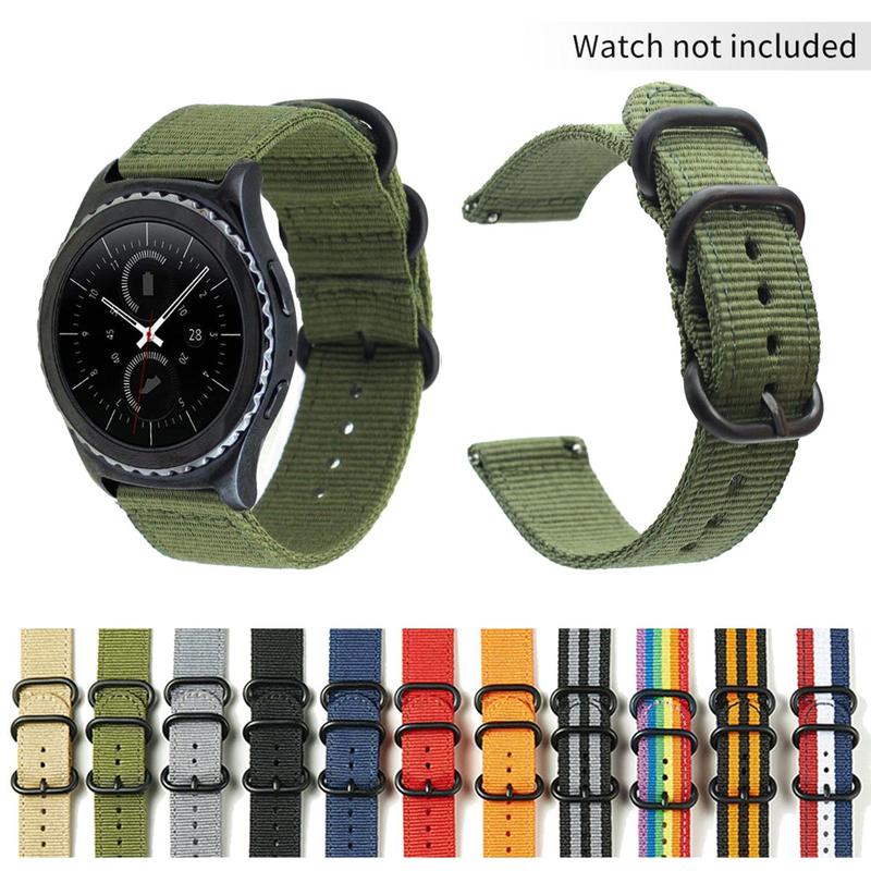 Nylon Watch Band (Band Only), 1 Count Quick Release Watch Band for Men & Women, Wearable Accessories Compatible with Watch 18mm 20mm 22mm 24mm