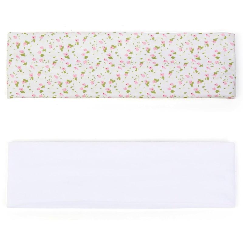 Fashion Headbands for Women Short Hair Non Slip Elastic Floral Hairbands Soft Fabric Hair Bands for Women's Hair, 2 Inches Thick Stripe Head Band for Girls Valentine's Day Heart Headbands