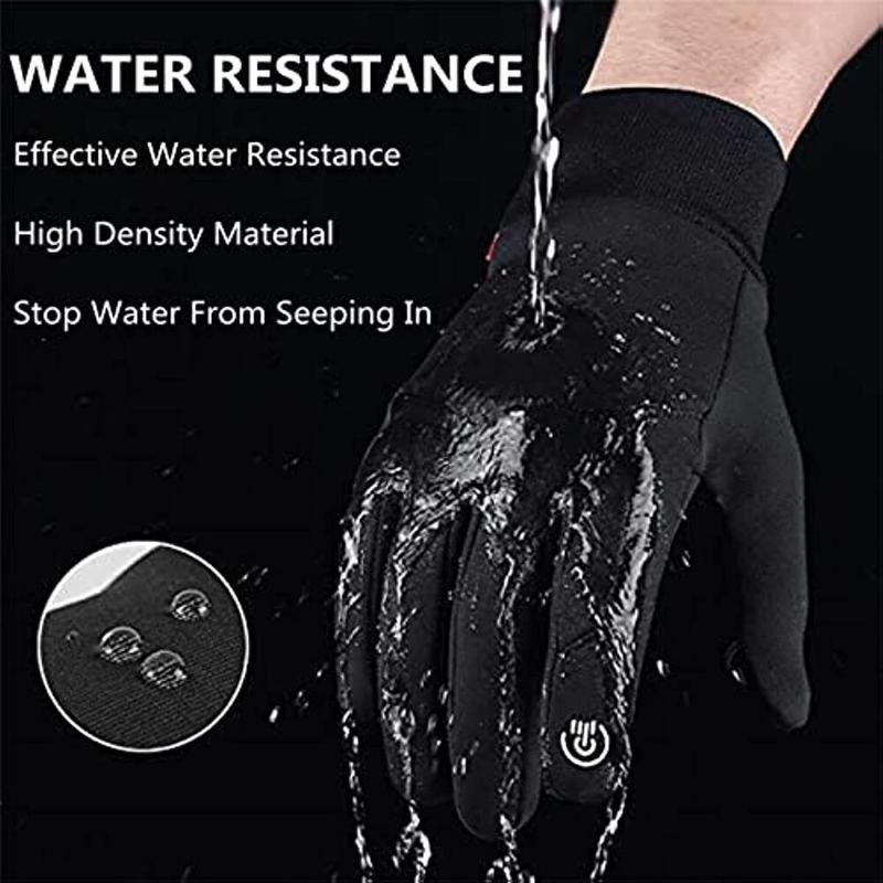 Thermal Windproof Waterproof Winter Gloves Touch Screen Warm Mittens Men Women Windproof Touchscreen