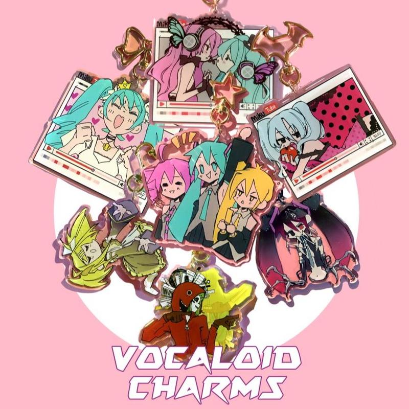 Vocaloid Charms! [Hatsune Miku, Triple Baka, Kagamine Rin, Calne Ca]