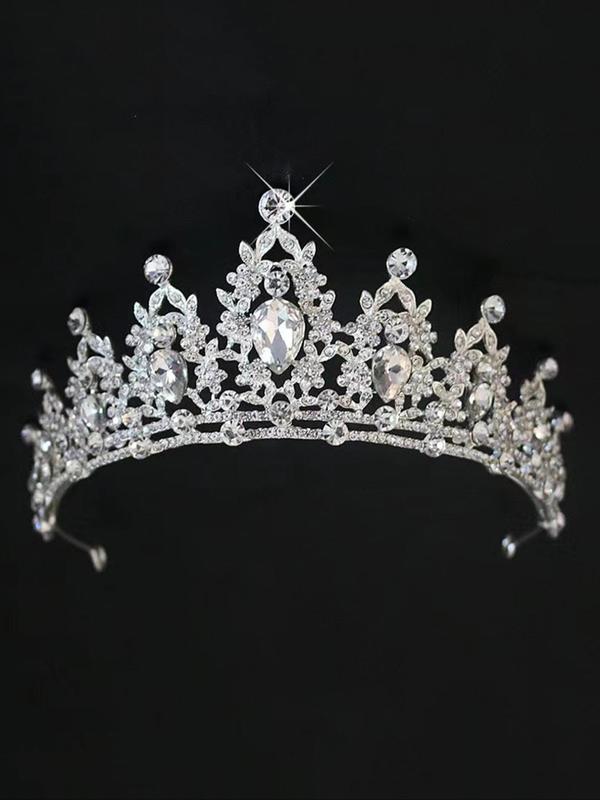 Rhinestone Crown for Wedding, Elegant Princess Bride Crown, Bridal Headpiece, Women Wedding Bridal Jewellery