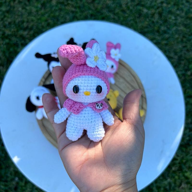 Handmade Crochet Cartoon Amigurumi Hanging