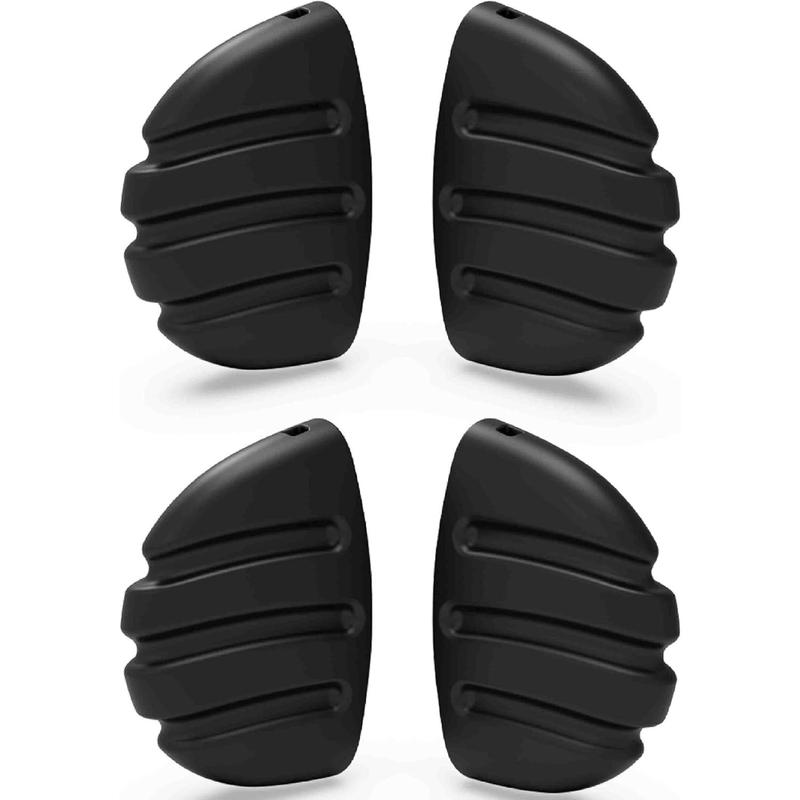 2 Pairs Replacement Nose Pads for Maui Jim Makaha MJ405 Sandy Beach MJ408 Ho'okipa MJ407 Sunglasses Black&Black