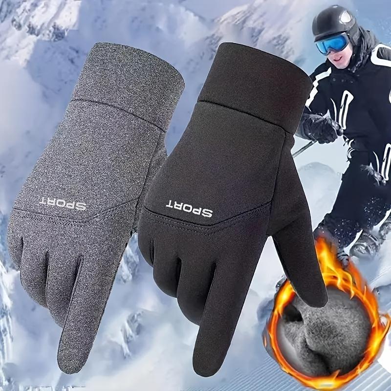 Warm & waterproof winter cycling gloves for men & women-touchscreen compatible, windproof & insulated for cold weather driving