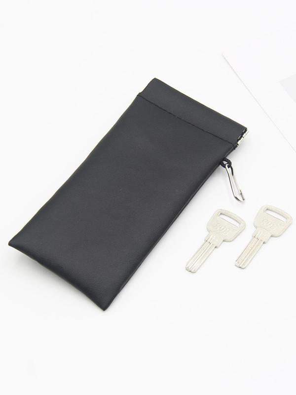 Solid Color Sunglasses Storage Bag, Multi-functional Bag As Keychain, Bag Accessories for Women & Men