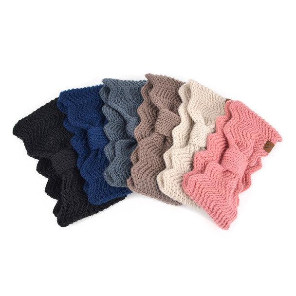 Women's Winter Head Band - Knotted Knit Winter Head Band