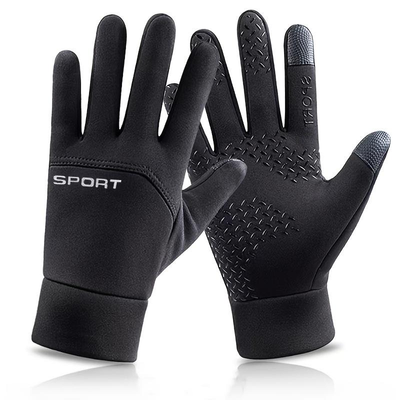 Warm & waterproof winter cycling gloves for men & women-touchscreen compatible, windproof & insulated for cold weather driving