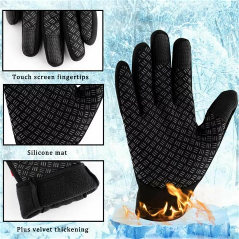 Men & Women Thermal Windproof Waterproof Winter Gloves Touch Screen Warm Mittens thermal glove Thermal Windproof