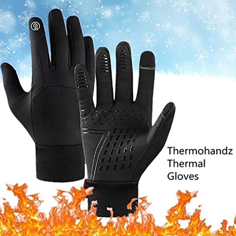 Thermal Windproof Waterproof Winter Gloves Touch Screen Warm Mittens Men Women Windproof Touchscreen