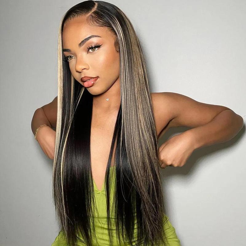 Tinashe Highlight Honey Blonde  6x5 Pre-Cut Lace Ready To Go Glueless Wig Pre-everything