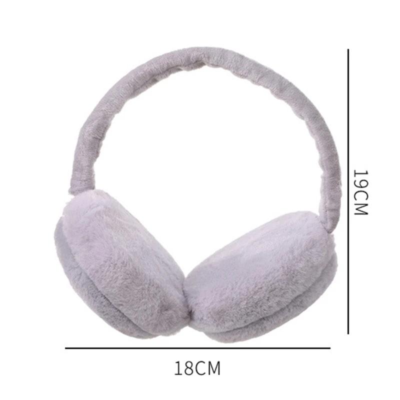 2024 Soft plush Earmuffs Winter Warm earmuffs Unisexes fashion solid color earmuffs