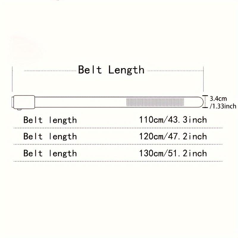 Men's Automatic Buckle Leather Belt, Fashionable Casual Jeans Belt for Business and Everyday Wear