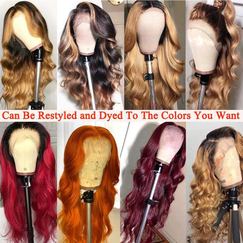 HD Transparent 13x6 Lace Front Remy Hair Wigs Raw Indian Body Wave Pre Plucked Remy Hair Wig HD 13x4 Lace Frontal Wigs For Women  Buy 1 Wig Get 1 Pink Bag 1 HD Wig Cap 1 Brown Wig Cap and 1 Eyelashes transparent lace