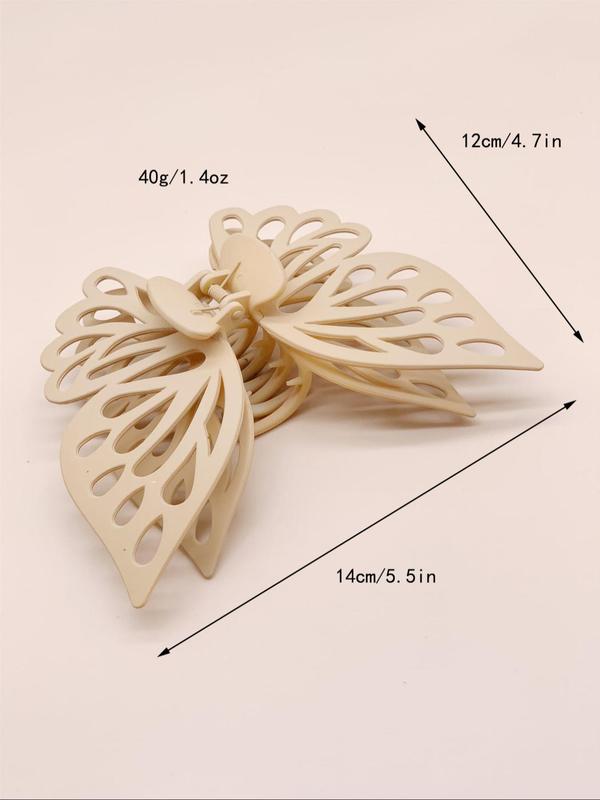 Women's Elegant Tiered Layered Butterfly Design Hair Claw Clip,  Cute Trendy Hair Claw, Fashionable Hair Accessories for Daily & Party Decoration