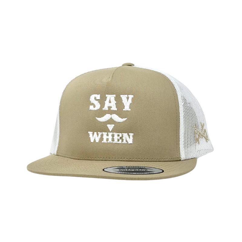 Say When Trucker Hat by The Mad Hatter Company