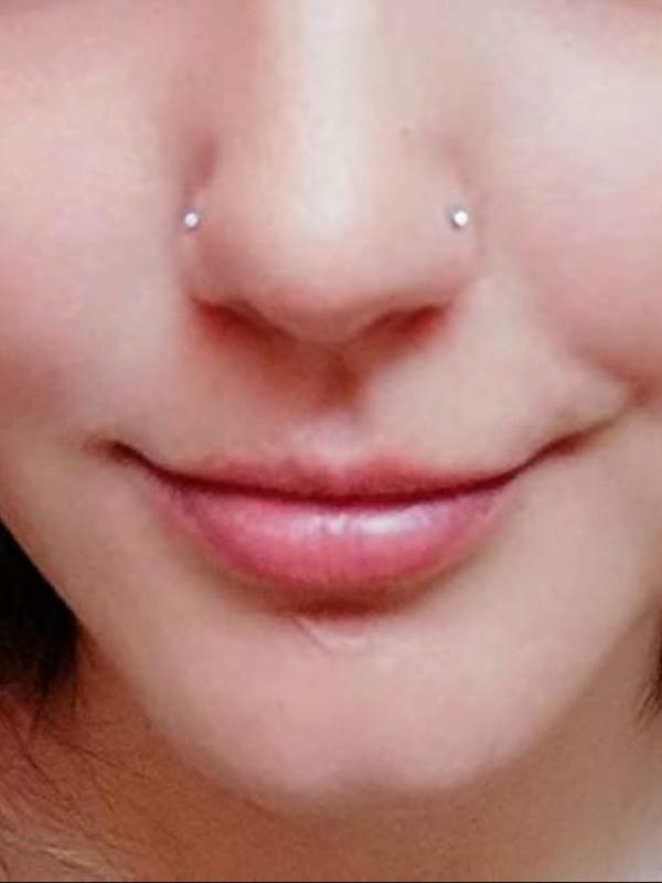 10pcs Rhinestone Decor Nose Ring, Stainless Steel Nose Stud For Women & Men, Body Jewelry For Daily & Party