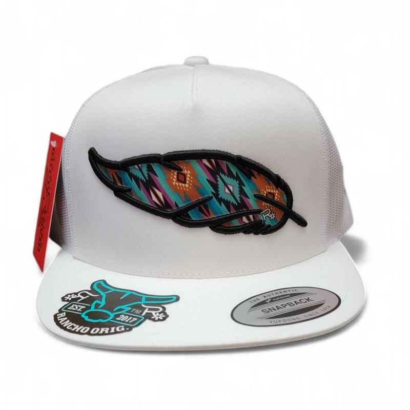 Retro Feather Rancho Hat - Original Style