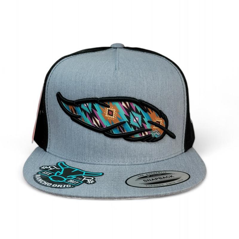 Retro Feather Rancho Hat - Original Style