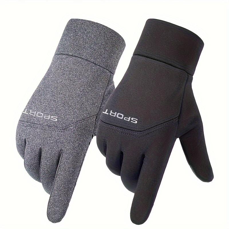 Warm & waterproof winter cycling gloves for men & women-touchscreen compatible, windproof & insulated for cold weather driving