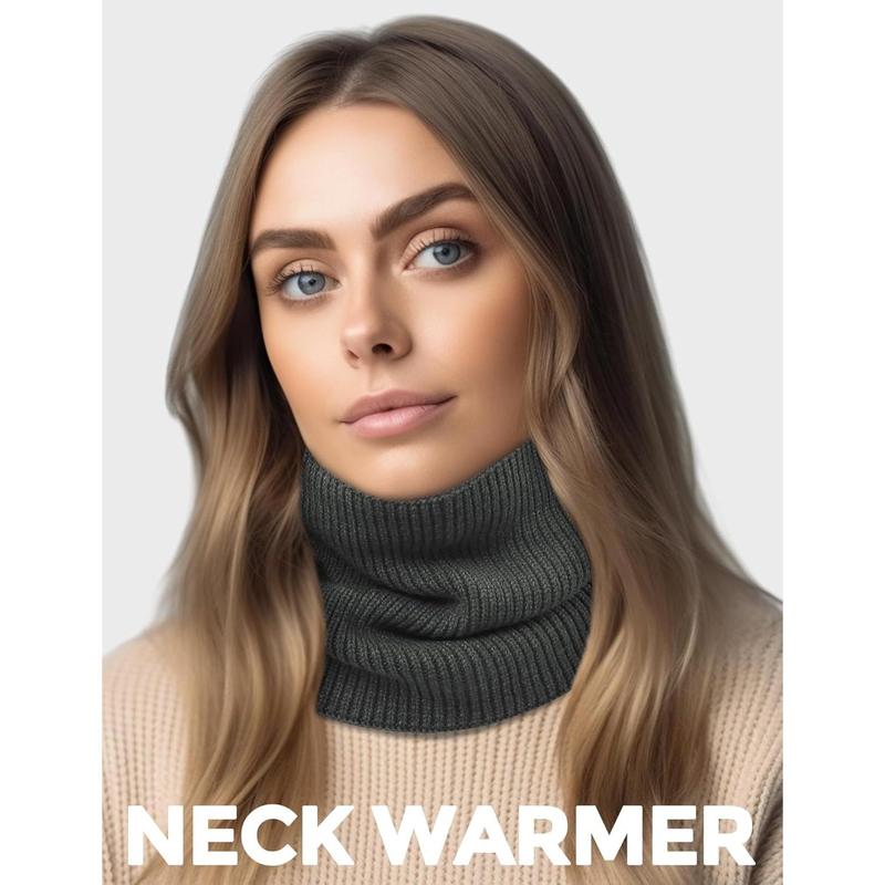 Fashion set Winter Neck Warmer Gaiters for Men Women Winter Neck Scarves Fleece Cold Weather Gear Ski Accessories Nose Ear Face MaskThanksgiving, Christmas, New Year Gift